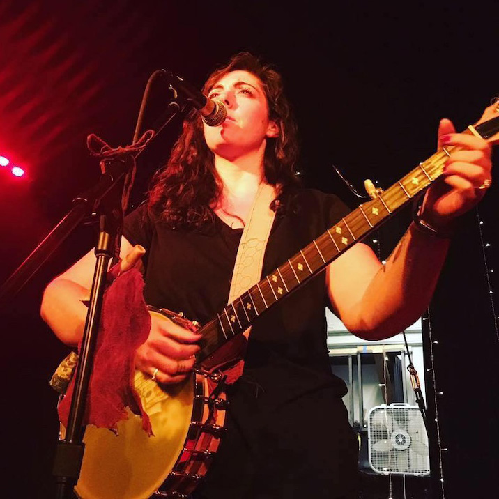 Chelsea McBee playing banjo (Jul 2023)