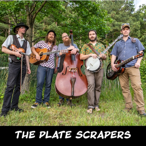 The plate scrapers in a field