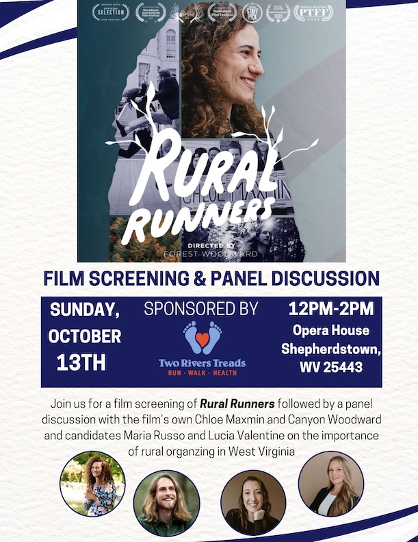 Rural Runners - event poster for Oct 13 2024