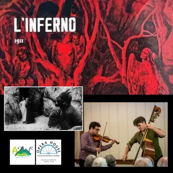 L'inferno image with musicians