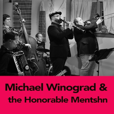 Honorable Mentshn band playing