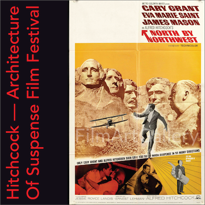 North by Northwest - film festival graphic